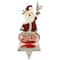 9.75" Silver Pepsi-Cola Santa Claus Christmas Stocking Holder